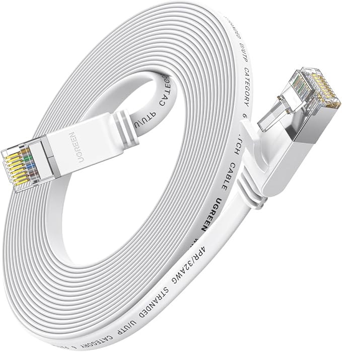 UGREEN Cat6 Ethernet Cable 15m | High-Speed Gigabit Network Cord | For Gaming, Router & PC