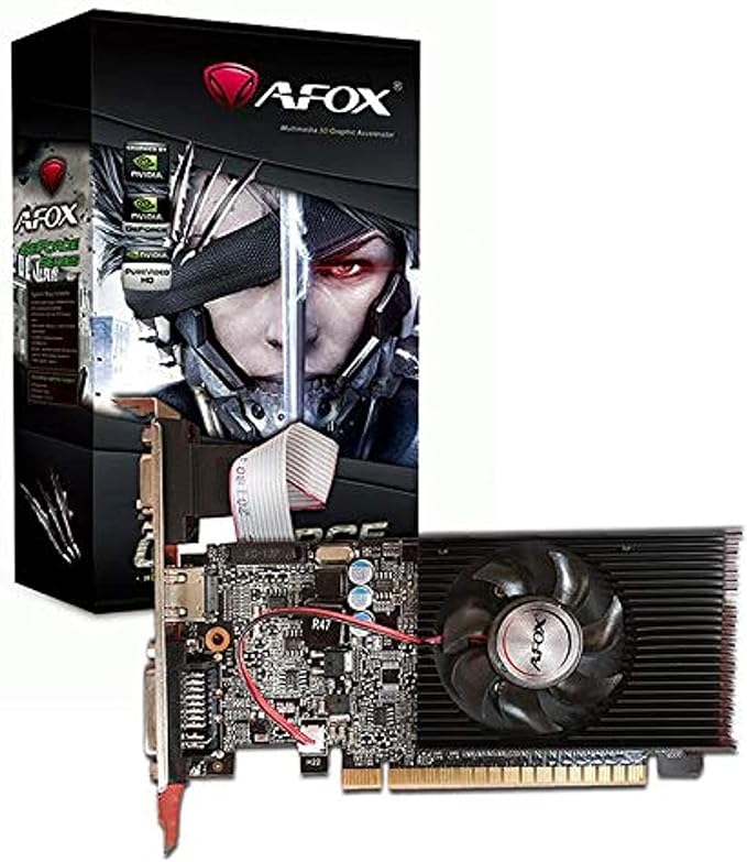 AFOX GT710 4GB DDR3 Graphics Card - Silent Low-Profile GPU for Desktops