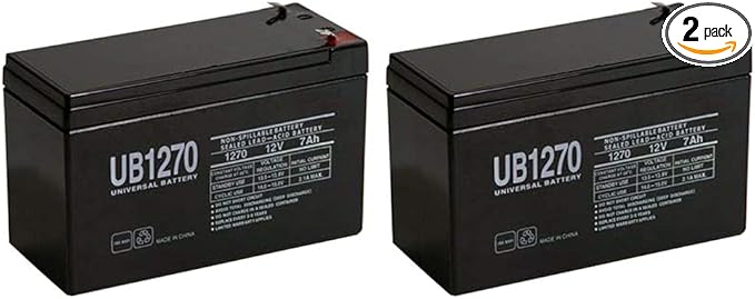7Ah 12V Sealed Lead-Acid (SLA) Battery – UPS, Fire Alarm, Power Supply