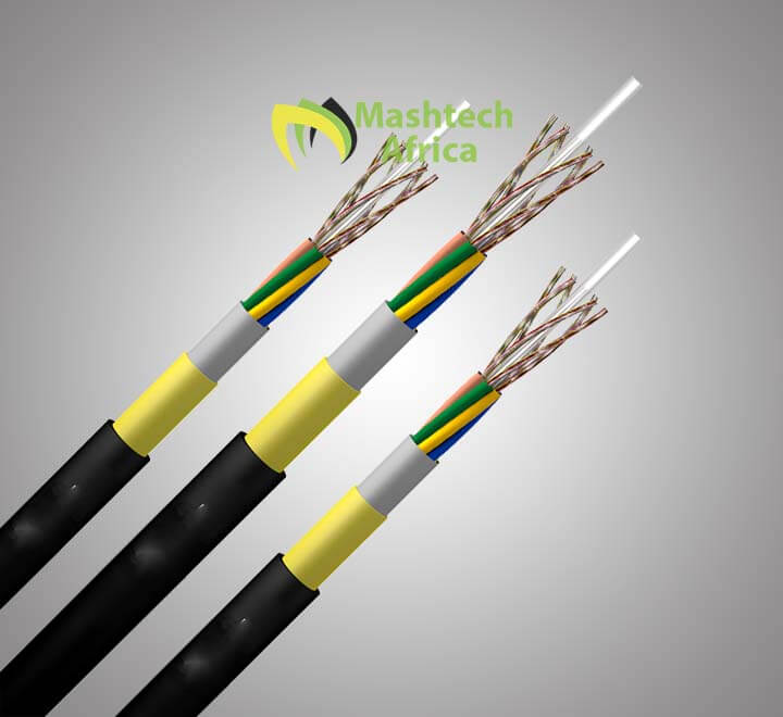 12-Core ADSS Fiber Optic Cable - 4KM Single-Mode Aerial Roll | [Optional Span]