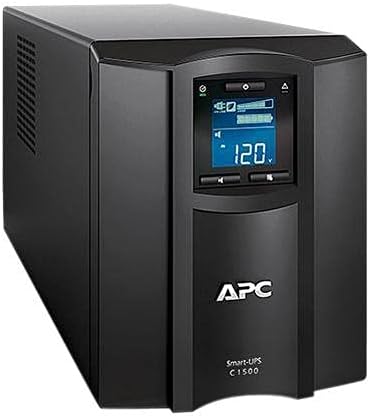 APC Smart-UPS C 1500VA/900W Tower UPS | Pure Sine Wave Power Protection (SMC1500IC)