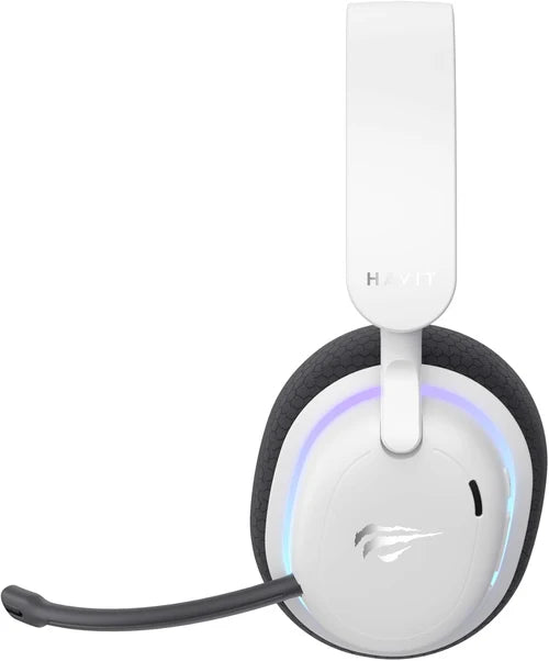 Havit Fuxi-H7 Wireless Gaming Headset - 5-Mode, 28ms Latency, 18H Battery & RGB