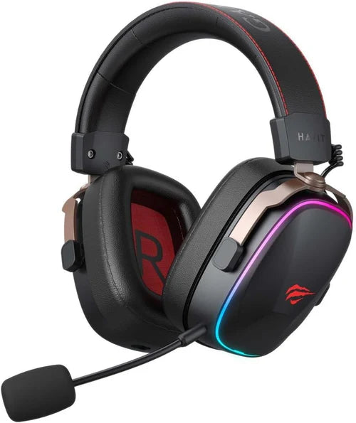 Havit H2039BG Tri-Mode Gaming Headset - Low Latency, RGB & 30-Hour Battery