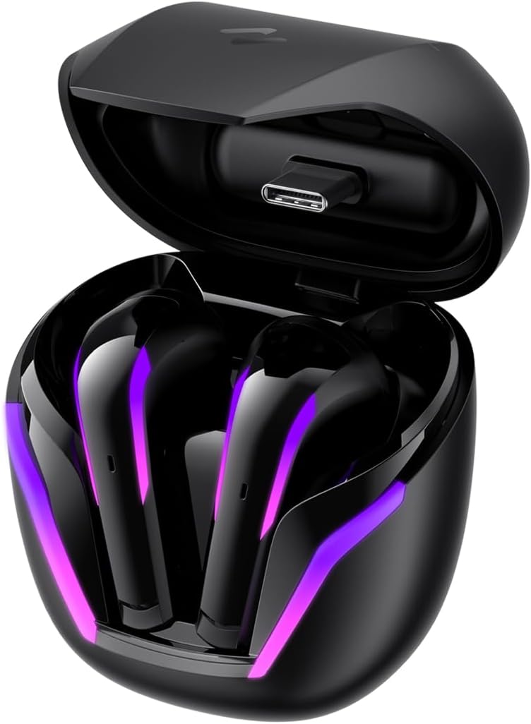 Havit TW970 RGB Gaming Earbuds - Ultra-Low Latency, Dual Connection & Type-C Dongle